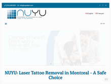 Tablet Screenshot of nuyulaser.com